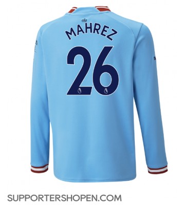 Manchester City Riyad Mahrez #26 Hemma Matchtröja 2022-23 Långärmad